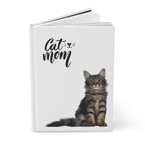 Cat Mom Hardcover Journal Matte