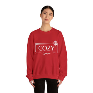 Cozy Season Snowflake - Unisex Heavy Blend™ Crewneck Sweatshirt