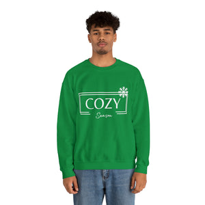 Cozy Season Snowflake - Unisex Heavy Blend™ Crewneck Sweatshirt