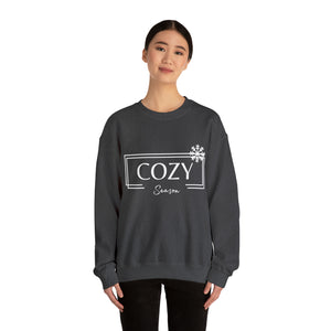 Cozy Season Snowflake - Unisex Heavy Blend™ Crewneck Sweatshirt