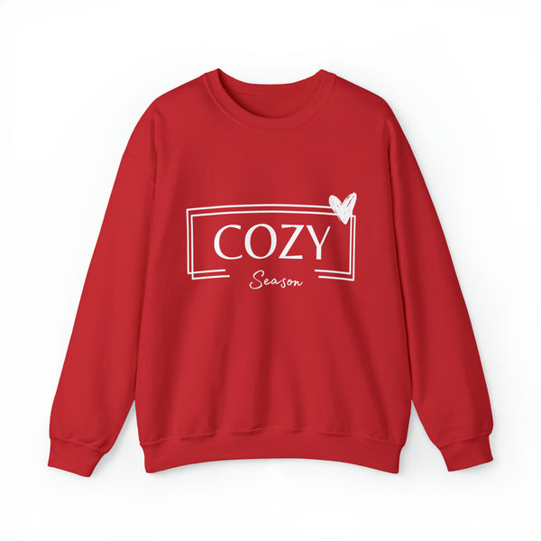 Cozy Season Heart - Unisex Heavy Blend™ Crewneck Sweatshirt