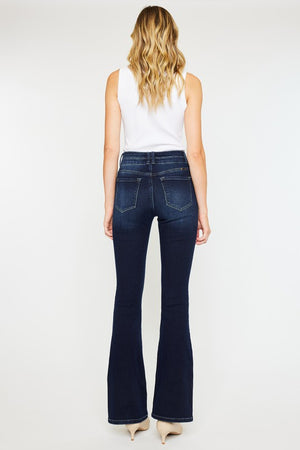 High Rise Wide Waistband Skinny Bootcut