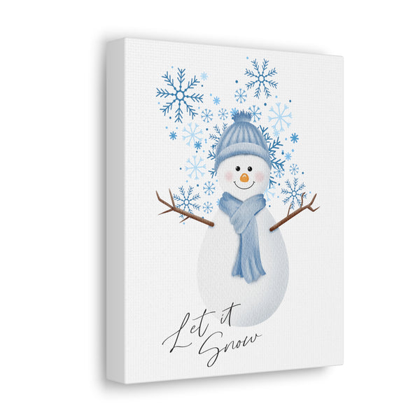 Let it Snow Canvas Gallery Wraps