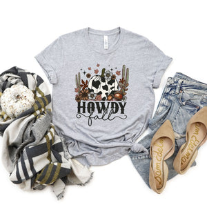 Howdy Fall Pumpkin Short Sleeve Tee