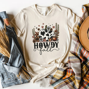 Howdy Fall Pumpkin Short Sleeve Tee