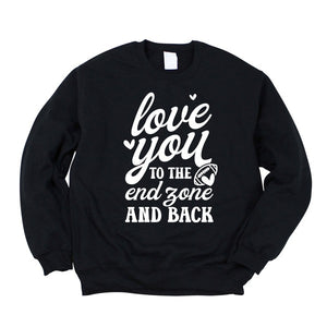 To The End Zone and Back Graphic Sweatshirt