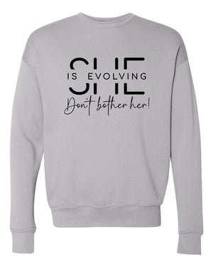 She is Evolving Bella Premium Sweatshirt