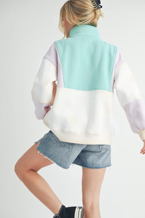 Glo Colorblock Pullover