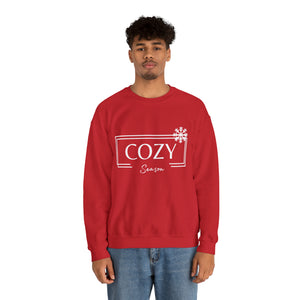 Cozy Season Snowflake - Unisex Heavy Blend™ Crewneck Sweatshirt