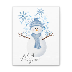 Let it Snow Canvas Gallery Wraps