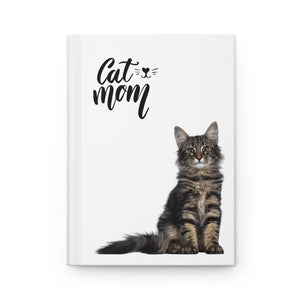 Cat Mom Hardcover Journal Matte