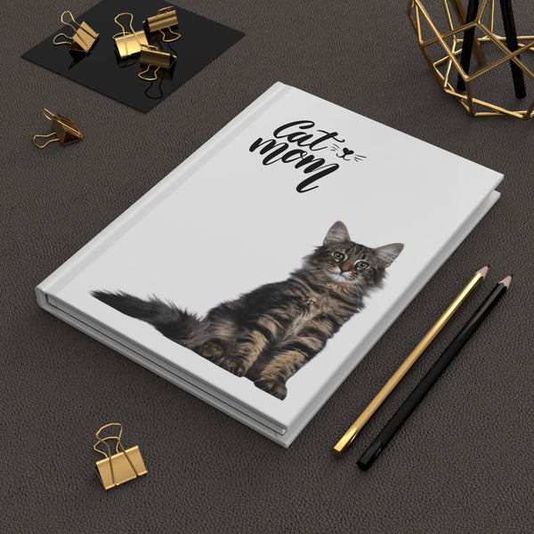 Cat Mom Hardcover Journal Matte