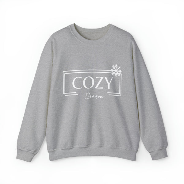 Cozy Season Snowflake - Unisex Heavy Blend™ Crewneck Sweatshirt