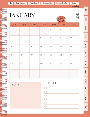 2026 All-in-One Digital Planner