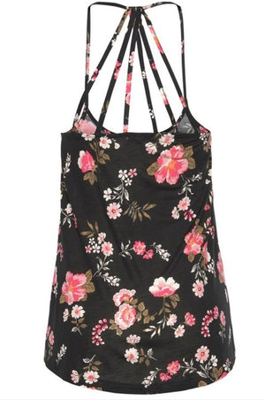 Floral, Loose Fit Tank Top