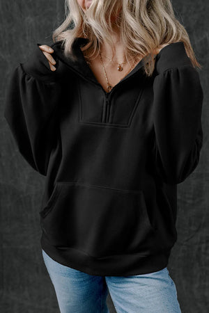 Half Zip Long Sleeve Sweatshirt