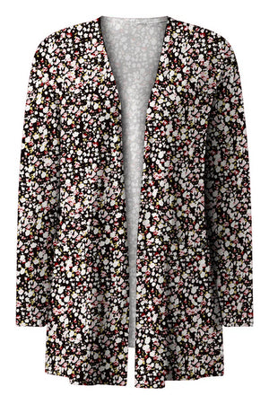 Printed Long Sleeve Cardigan