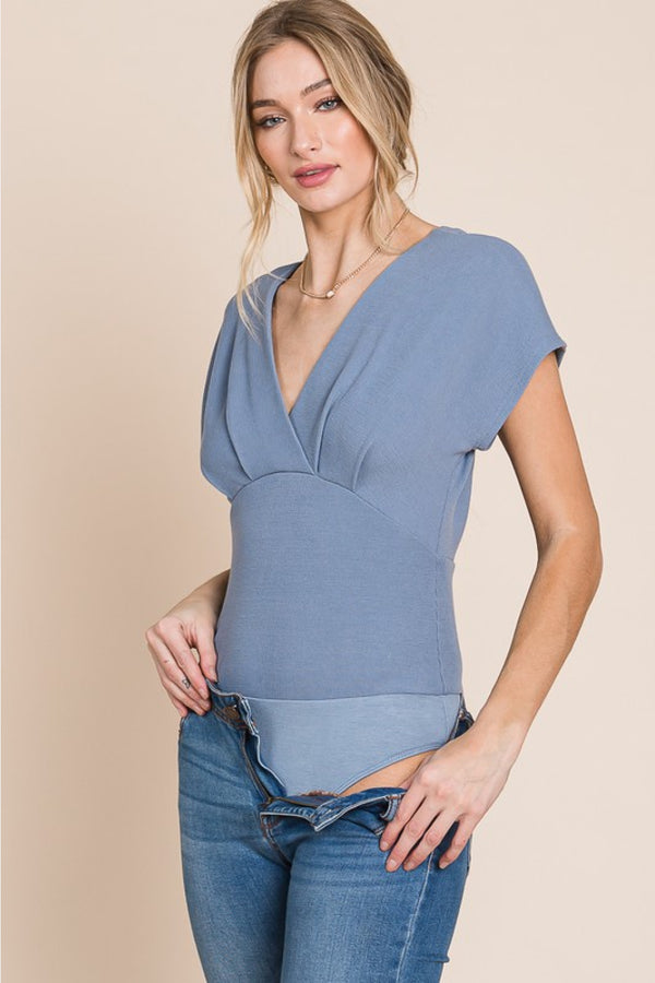 Flatter Me Thermal V-Neck Bodysuit