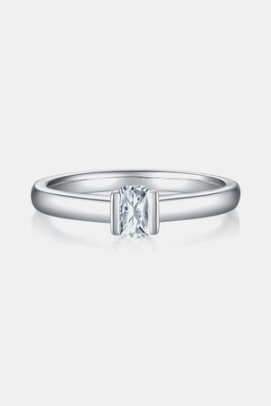 Moissanite 925 Sterling Silver Solitaire Ring